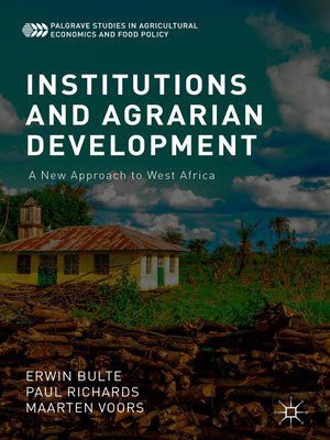cover image of Institutions and Agrarian Development